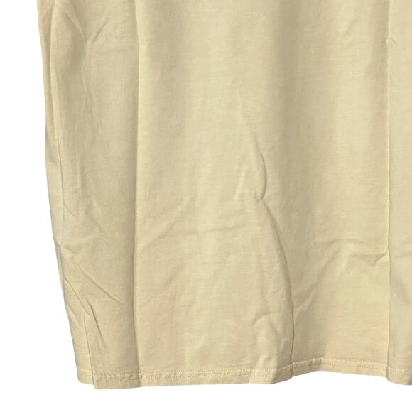 Sandrine Rose Oversized Shoulder Pad Crew Neck T-Shirt Sunflower Women Small NWT - Picture 6 of 9